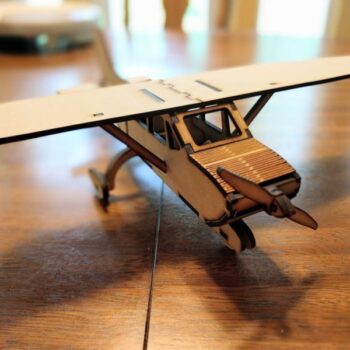 Intra απο ξύλο plywood 3mm-4mm πάχος - Αεροπλάνο Cessna Δίασταση 30x30 cm Intraeaxys-e1gkddmo - Image 1