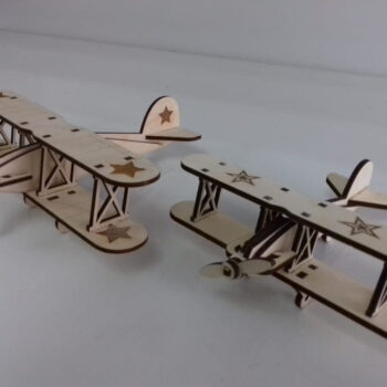 Intra απο ξύλο plywood 3mm-4mm πάχος - Toy Wood αεροπλάνο Δίασταση 30x30 cm Intraeaxys-075y4w8o - Image 1