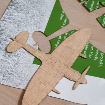 Intra απο ξύλο plywood 3mm-4mm πάχος - Σχέδια αεροπλάνου Δίασταση 30x30 cm Intraeaxys-r1z23rl1 - Image 3