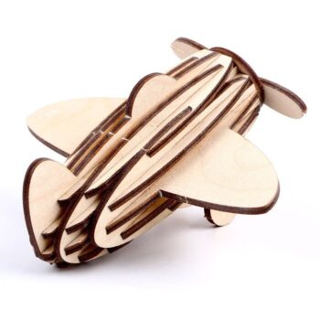 Intra απο ξύλο plywood 3mm-4mm πάχος - Μικρό παιχνίδι αεροπλάνο Δίασταση 30x30 cm Intraeaxys-voq2nmjo - Image 4