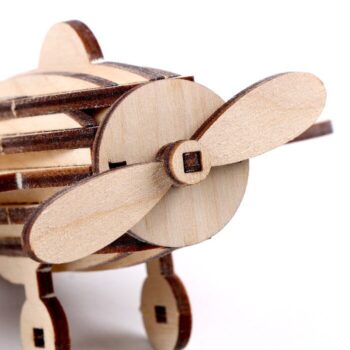 Intra απο ξύλο plywood 3mm-4mm πάχος - Μικρό παιχνίδι αεροπλάνο Δίασταση 30x30 cm Intraeaxys-voq2nmjo - Image 5