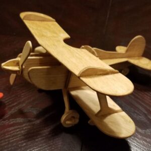 Intra απο ξύλο plywood 3mm-4mm πάχος - Bi-Plane 3D Puzzle Δίασταση 30x30 cm Intraeaxys-6o3yggk7