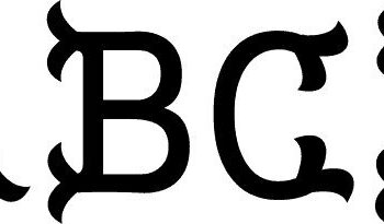 Intra απο ξύλο plywood 3mm-4mm πάχος - Αλφάβητο γραμματοσειράς Fishtail Δίασταση 30x30 cm Intraeaxys-91jkdr4o - Image 1