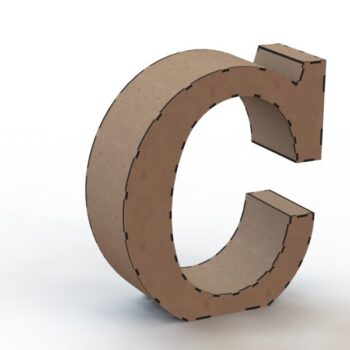 Intra απο ξύλο plywood 3mm-4mm πάχος - Αλφαβητάρι Γ 3mm 6mm Δίασταση 30x30 cm Intraeaxys-e1gk03do - Image 1