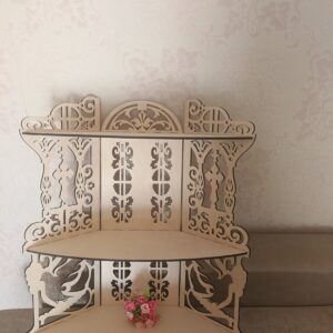 Intra απο ξύλο plywood 3mm-4mm πάχος - Εικονοστάσι Home Ξύλινο Ράφι Δίασταση 30x30 cm Intraeaxys-078y5eno