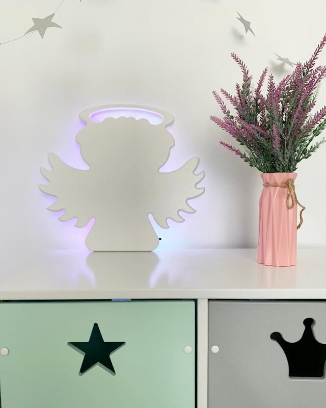 Intra απο ξύλο plywood 3mm-4mm πάχος - Διακόσμηση Παιδικού Δωματίου Βρεφονηπιακού Δωματίου Αγγέλου Δίασταση 30x30 cm Intraeaxys-e1gw5gxo