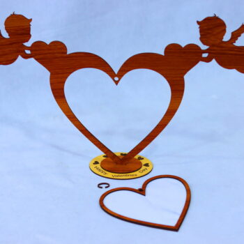 Intra απο ξύλο plywood 3mm-4mm πάχος - Κορνίζα για την Ημέρα του Αγίου Βαλεντίνου 3mm Δίασταση 30x30 cm Intraeaxys-p7ym0z27 - Image 9