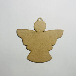 Intra απο ξύλο plywood 3mm-4mm πάχος - Ξύλινη Χριστουγεννιάτικη Κενή διακόσμηση αγγέλου Δίασταση 30x30 cm Intraeaxys-e1gkj6vo