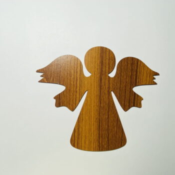 Intra απο ξύλο plywood 3mm-4mm πάχος - Κενό ξύλινο άγγελο με αποκοπή ημιτελές ξύλινο κενό Δίασταση 30x30 cm Intraeaxys-51rrn431 - Image 3