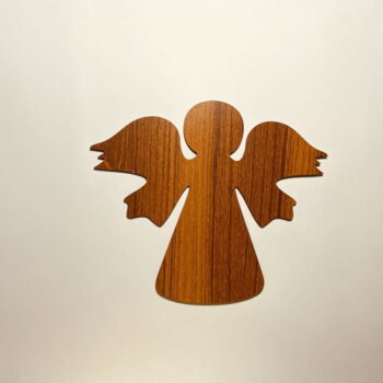 Intra απο ξύλο plywood 3mm-4mm πάχος - Κενό ξύλινο άγγελο με αποκοπή ημιτελές ξύλινο κενό Δίασταση 30x30 cm Intraeaxys-51rrn431 - Image 4