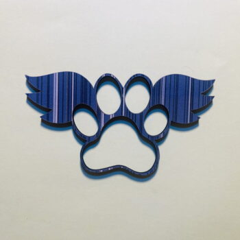 Intra απο ξύλο plywood 3mm-4mm πάχος - Εκτύπωση ποδιών με φτερά Δίασταση 30x30 cm Intraeaxys-yon036g7 - Image 1