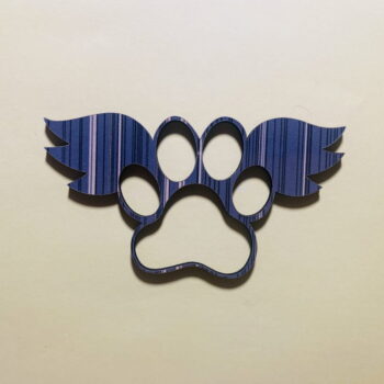 Intra απο ξύλο plywood 3mm-4mm πάχος - Εκτύπωση ποδιών με φτερά Δίασταση 30x30 cm Intraeaxys-yon036g7 - Image 3