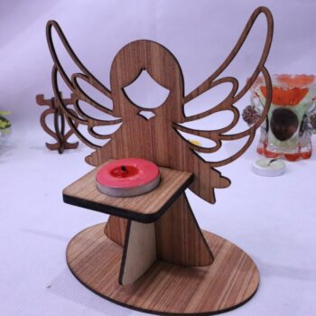 Intra απο ξύλο plywood 3mm-4mm πάχος - Κηροπήγιο Angel 3mm Δίασταση 30x30 cm Intraeaxys-lopq0vk7 - Image 6