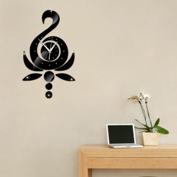 Intra απο ξύλο plywood 3mm-4mm πάχος - Ρολόι τοίχου Lotus Swan Δίασταση 30x30 cm Intraeaxys-67wlge31 - Image 4