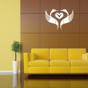 Intra απο ξύλο plywood 3mm-4mm πάχος - Ρολόι τοίχου Swan Δίασταση 30x30 cm Intraeaxys-91jdm881 - Image 4