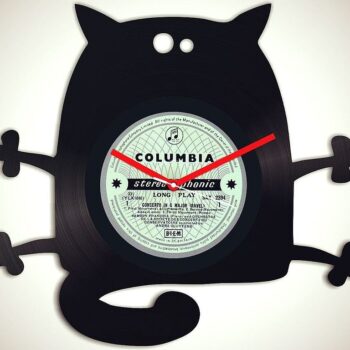 Intra απο ξύλο plywood 3mm-4mm πάχος - Ρολόι τοίχου Grumpy Cat Δίασταση 30x30 cm Intraeaxys-6o3yrkr7 - Image 1