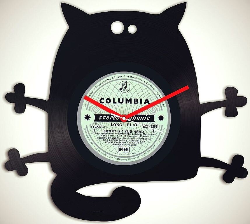 Intra απο ξύλο plywood 3mm-4mm πάχος - Ρολόι τοίχου Grumpy Cat Δίασταση 30x30 cm Intraeaxys-6o3yrkr7