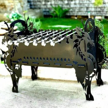 Intra απο ξύλο plywood 3mm-4mm πάχος - Dragon BBQ Grill 3mm Plasma Cut Plans Δίασταση 30x30 cm Intraeaxys-ro6y44q7 - Image 3