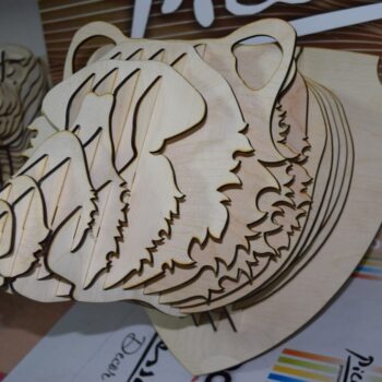 Intra απο ξύλο plywood 3mm-4mm πάχος - Κρεμάστρα κεφαλιού σε τοίχο Δίασταση 30x30 cm Intraeaxys-voq2j3qo - Image 3