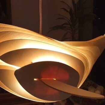 Intra απο ξύλο plywood 3mm-4mm πάχος - Λάμπα Φάλαινας Δίασταση 30x30 cm Intraeaxys-r1z0vmwo - Image 3