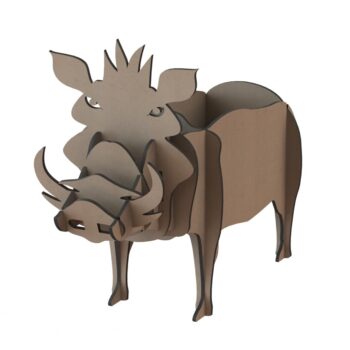 Intra απο ξύλο plywood 3mm-4mm πάχος - Βάση βάσης τηλεχειριστηρίου Boar TV Δίασταση 30x30 cm Intraeaxys-eo20w247 - Image 1