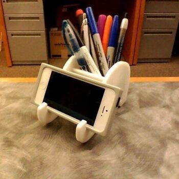 Intra απο ξύλο plywood 3mm-4mm πάχος - Βάση τηλεφώνου Elephant και θήκη για στυλό Δίασταση 30x30 cm Intraeaxys-e1gk4qvo - Image 3