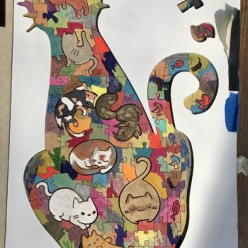 Intra απο ξύλο plywood 3mm-4mm πάχος - Παζλ Cute Cats Δίασταση 30x30 cm Intraeaxys-e1gk658o - Image 3