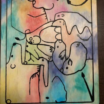 Intra απο ξύλο plywood 3mm-4mm πάχος - Ένθετα ζώα παζλ Δίασταση 30x30 cm Intraeaxys-p7ymq667 - Image 1