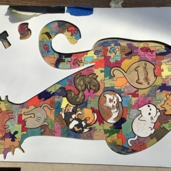 Intra απο ξύλο plywood 3mm-4mm πάχος - Παζλ Cute Cats Δίασταση 30x30 cm Intraeaxys-zo9ynew7 - Image 3