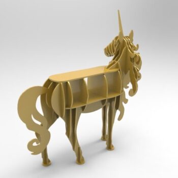 Intra απο ξύλο plywood 3mm-4mm πάχος - Ράφι Unicorn Δίασταση 30x30 cm Intraeaxys-lopp3v6o - Image 3