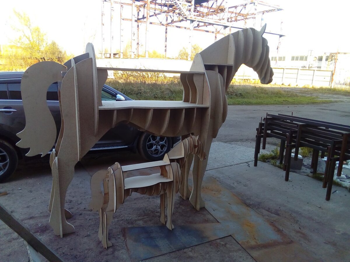 Intra απο ξύλο plywood 3mm-4mm πάχος - Διακόσμηση δωματίου με ράφι αλόγων Δίασταση 30x30 cm Intraeaxys-p7ympk27