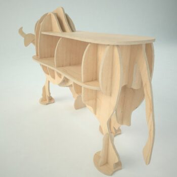 Intra απο ξύλο plywood 3mm-4mm πάχος - Ξύλινο ράφι φόρτισης ταύρου Δίασταση 30x30 cm Intraeaxys-91jdz481 - Image 3