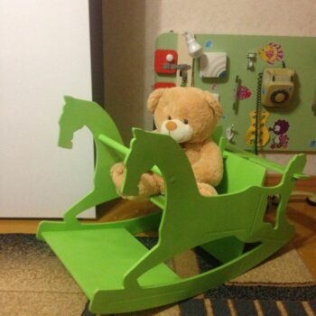 Intra απο ξύλο plywood 3mm-4mm πάχος - Baby Kids Rocking Horse Chair 10mm Δίασταση 30x30 cm Intraeaxys-6o3yxq37 - Image 1