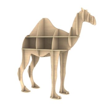 Intra απο ξύλο plywood 3mm-4mm πάχος - Ξύλινο ράφι καμήλας Μοντέρνο ράφι αποθήκευσης Δίασταση 30x30 cm Intraeaxys-qomm424o - Image 5