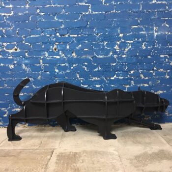 Intra απο ξύλο plywood 3mm-4mm πάχος - Έπιπλα πάνελ για βιβλιοθήκες Puma Panther Cheetah Shelf Animal Δίασταση 30x30 cm Intraeaxys-6o3yldr7 - Image 1