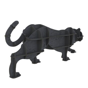 Intra απο ξύλο plywood 3mm-4mm πάχος - Έπιπλα πάνελ για βιβλιοθήκες Puma Panther Cheetah Shelf Animal Δίασταση 30x30 cm Intraeaxys-6o3yldr7 - Image 4