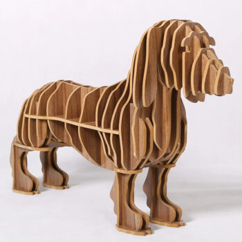 Intra απο ξύλο plywood 3mm-4mm πάχος - Σχάρα κρασιού για σκύλους Dachshund Δίασταση 30x30 cm Intraeaxys-51rrenv1 - Image 4