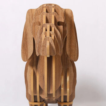 Intra απο ξύλο plywood 3mm-4mm πάχος - Σχάρα κρασιού για σκύλους Dachshund Δίασταση 30x30 cm Intraeaxys-51rrenv1 - Image 6