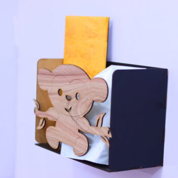 Intra απο ξύλο plywood 3mm-4mm πάχος - Ράφι τοίχου μαϊμού Διακόσμηση παιδικού δωματίου Δίασταση 30x30 cm Intraeaxys-91jdg4l1 - Image 9