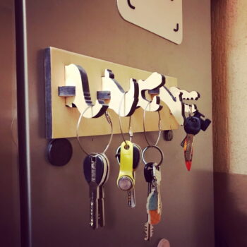 Intra απο ξύλο plywood 3mm-4mm πάχος - Γάντζοι τοίχου ζώων Δίασταση 30x30 cm Intraeaxys-6o3yr0r7 - Image 1