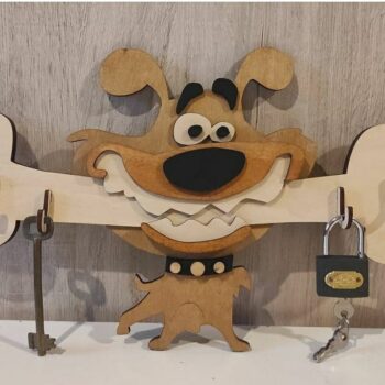 Intra απο ξύλο plywood 3mm-4mm πάχος - Κλειδαριά σκύλου Δίασταση 30x30 cm Intraeaxys-joedpn61 - Image 1