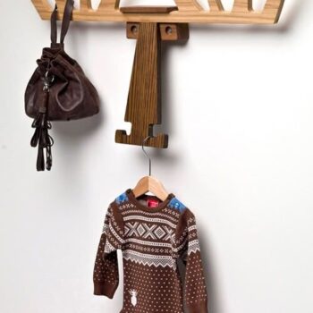 Intra απο ξύλο plywood 3mm-4mm πάχος - Moose Head Coat Rack Δίασταση 30x30 cm Intraeaxys-6o3ylwj7 - Image 3