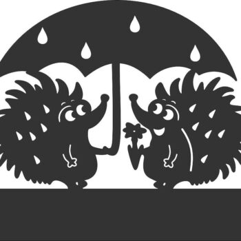 Intra απο ξύλο plywood 3mm-4mm πάχος - Πρότυπο για γάντζους διακοσμητικών ρούχων σκαντζόχοιρος Δίασταση 30x30 cm Intraeaxys-078ye9mo - Image 1