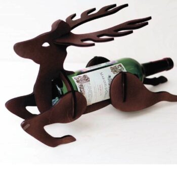 Intra απο ξύλο plywood 3mm-4mm πάχος - Θήκη κρασιού ελαφιού Δίασταση 30x30 cm Intraeaxys-zo98y241 - Image 1