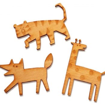 Intra απο ξύλο plywood 3mm-4mm πάχος - Ξύλινα ειδώλια ζώων Δίασταση 30x30 cm Intraeaxys-m1dgdly1 - Image 1