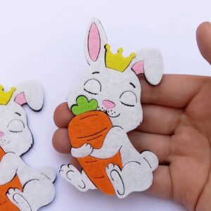 Intra απο ξύλο plywood 3mm-4mm πάχος - Διακόσμηση κουνελιών με λαγουδάκι Δίασταση 30x30 cm Intraeaxys-d1lvz6go