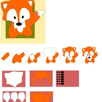 Intra απο ξύλο plywood 3mm-4mm πάχος - Αλεπού Δίασταση 30x30 cm Intraeaxys-ro6dq227 - Image 3