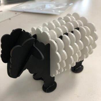 Intra απο ξύλο plywood 3mm-4mm πάχος - Σουβέρ προβάτων 3mm Δίασταση 30x30 cm Intraeaxys-eo4q2dw7 - Image 1