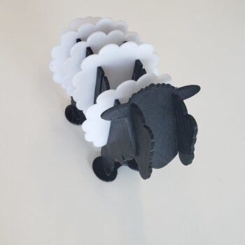 Intra απο ξύλο plywood 3mm-4mm πάχος - Σουβέρ προβάτων 3mm Δίασταση 30x30 cm Intraeaxys-eo4q2dw7 - Image 4