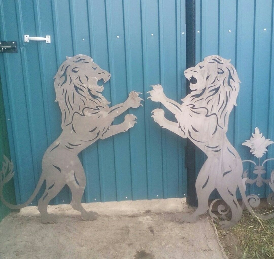 Intra απο ξύλο plywood 3mm-4mm πάχος - Lion Art Plasma Cut Δίασταση 30x30 cm Intraeaxys-d1lvyxxo